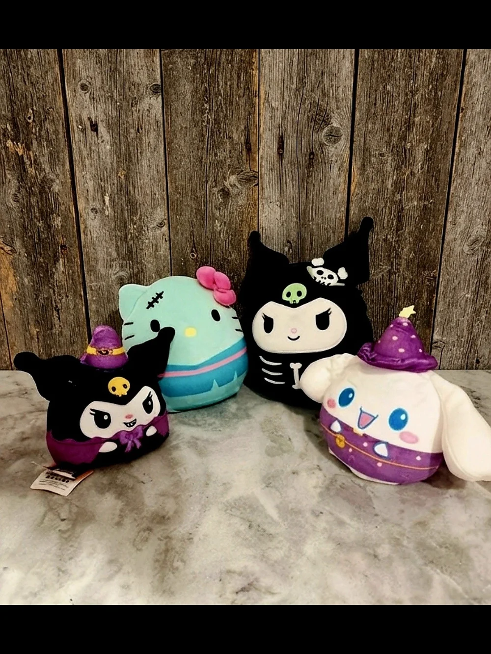 Hello Kitty & Friends Halloween Squishmallows Lot (4-Piece Set)